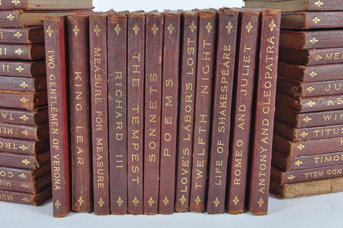 1909 'The Aldus Shakespeare' 41 Volume Set