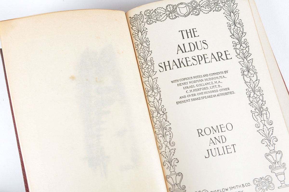 1909 'The Aldus Shakespeare' 41 Volume Set