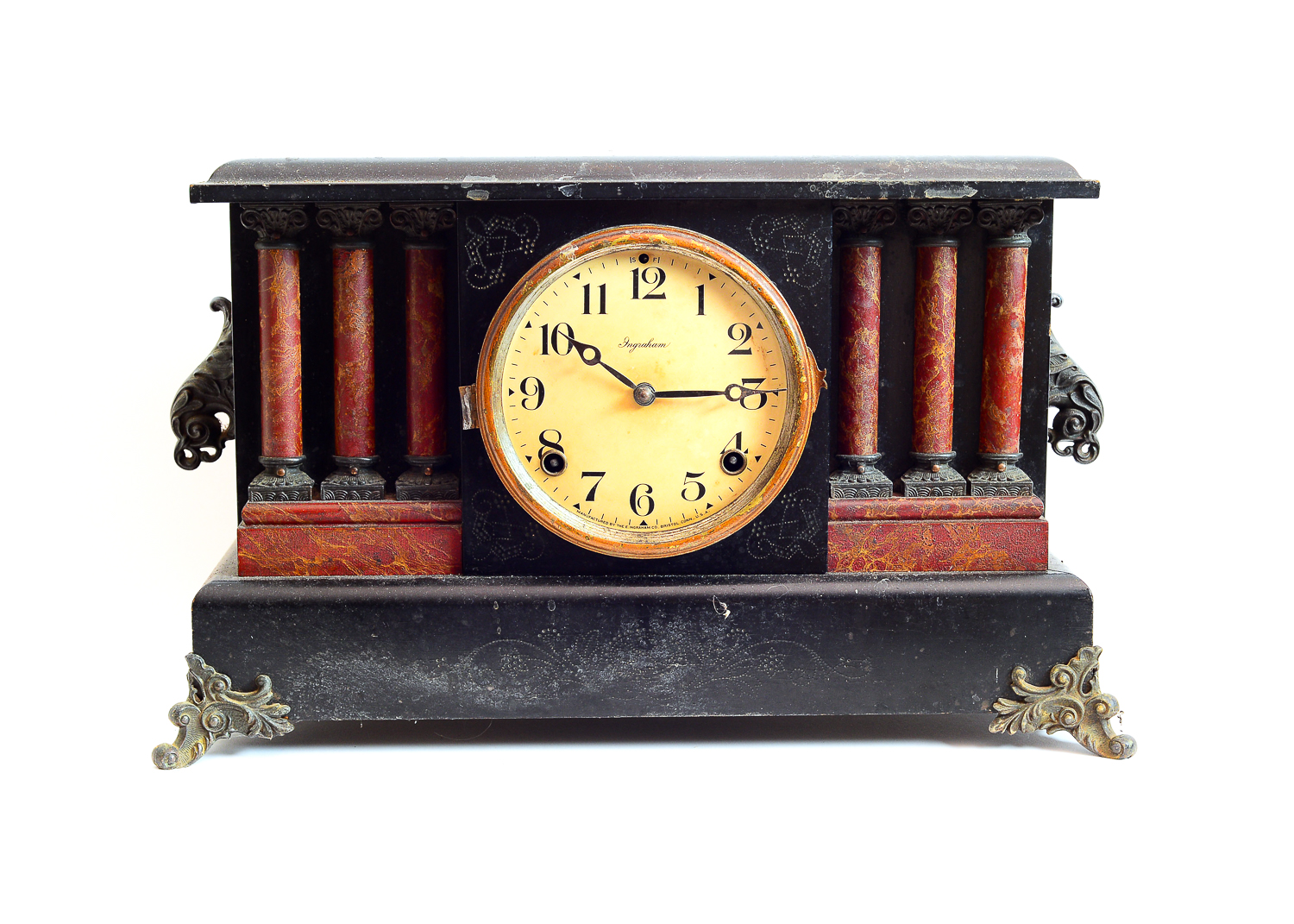 Vintage Circa 1920s Ingraham Mantel Clock