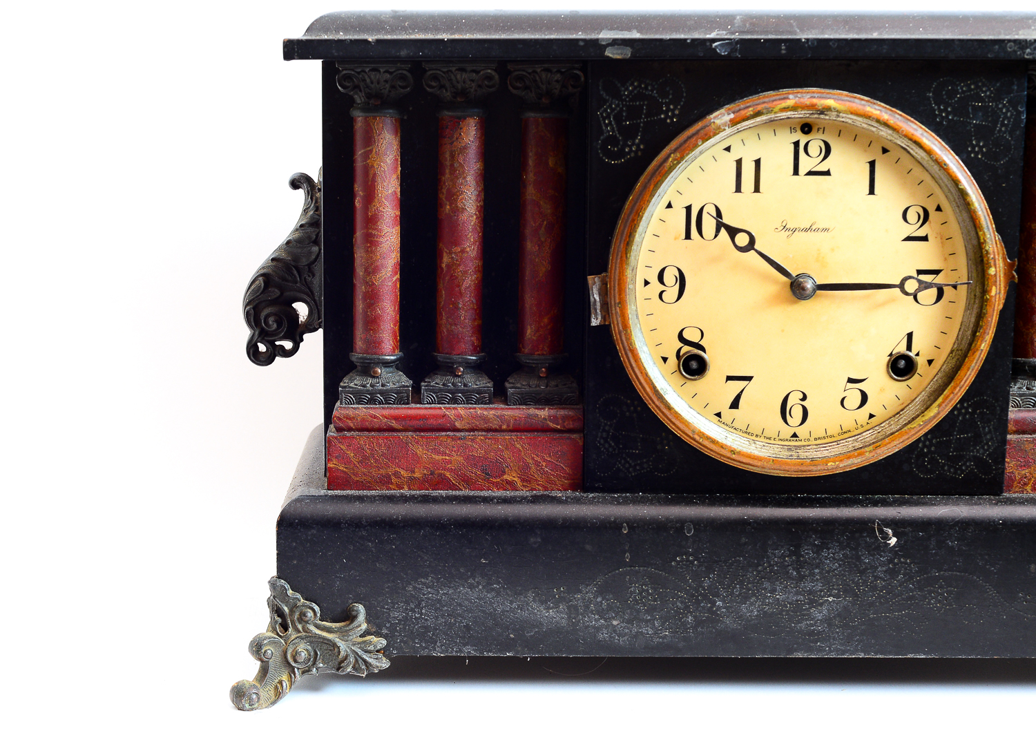 Vintage Circa 1920s Ingraham Mantel Clock