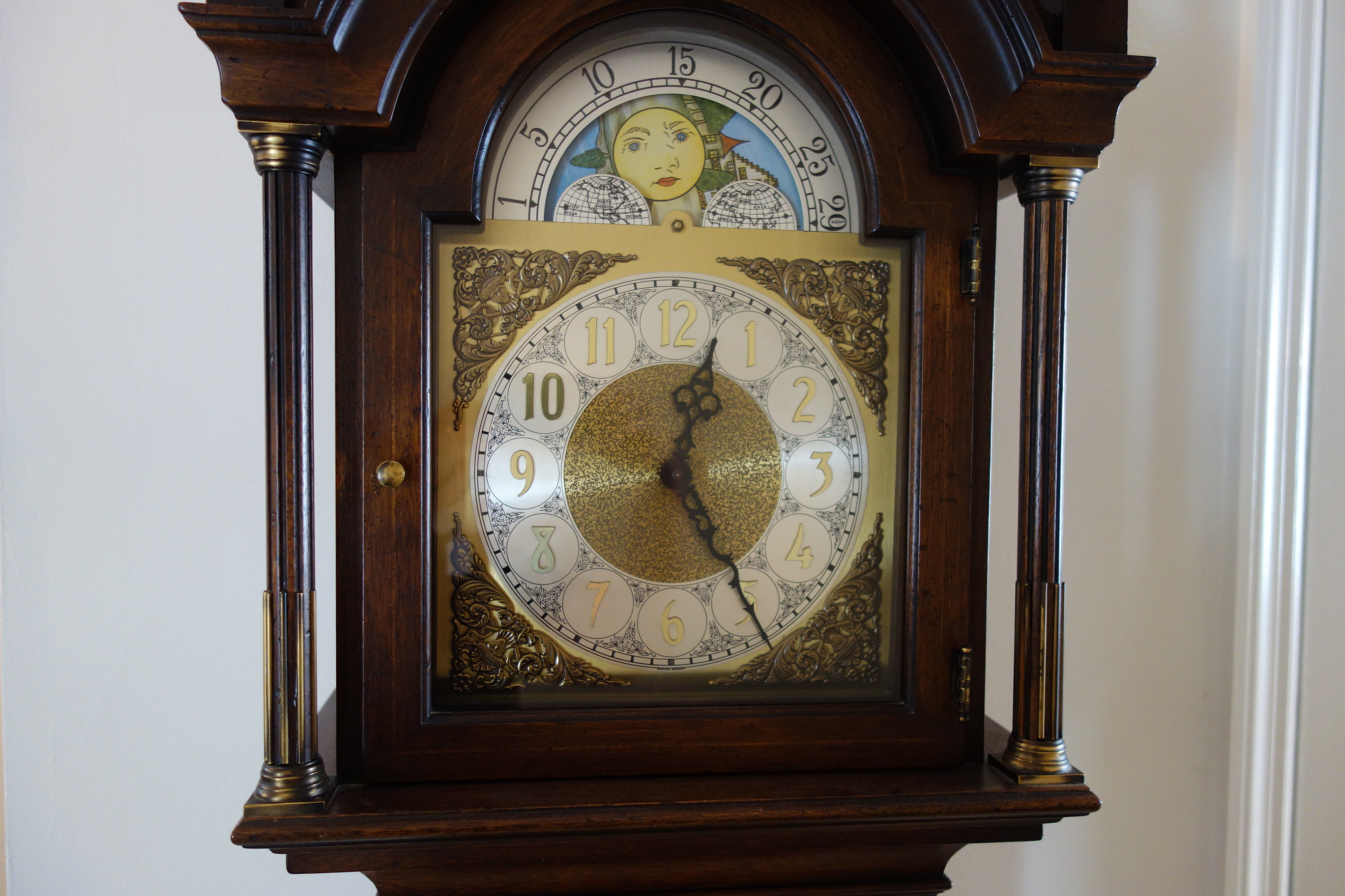 Colonial Grandfather Clock