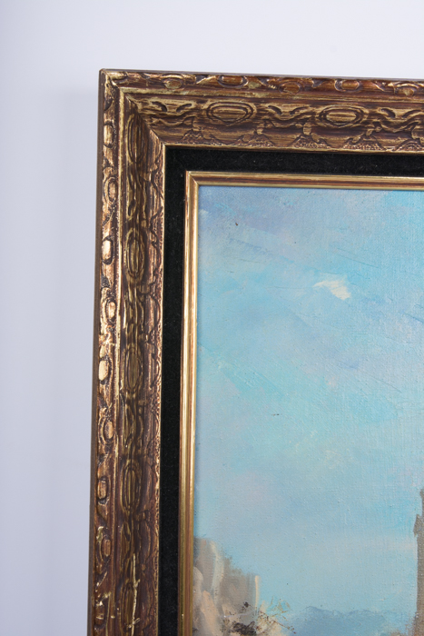 Signed Original Oil on Canvas by Manuel Cuberos