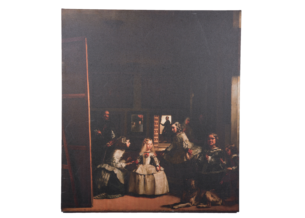 Reproduction Print on Canvas of Velazquez's Baroque "Las Meninas"