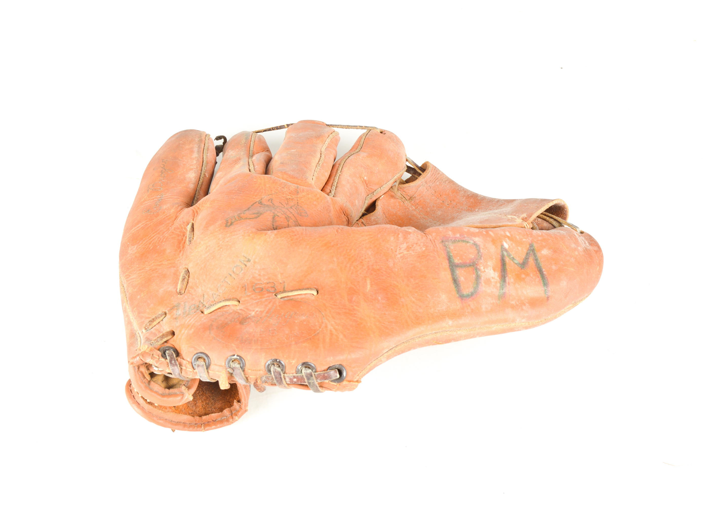 Trio of Vintage Leather Baseball Gloves