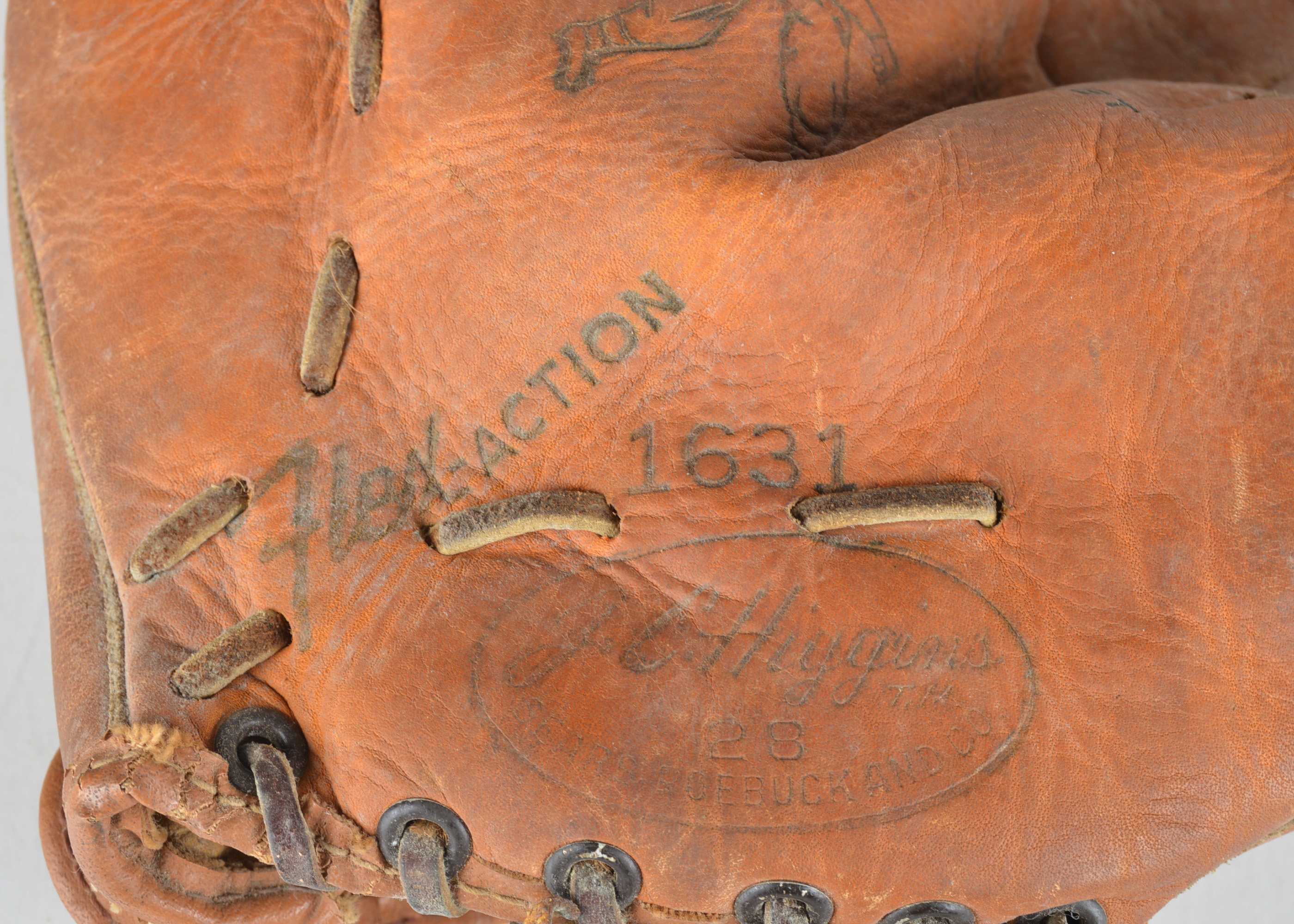 Trio of Vintage Leather Baseball Gloves
