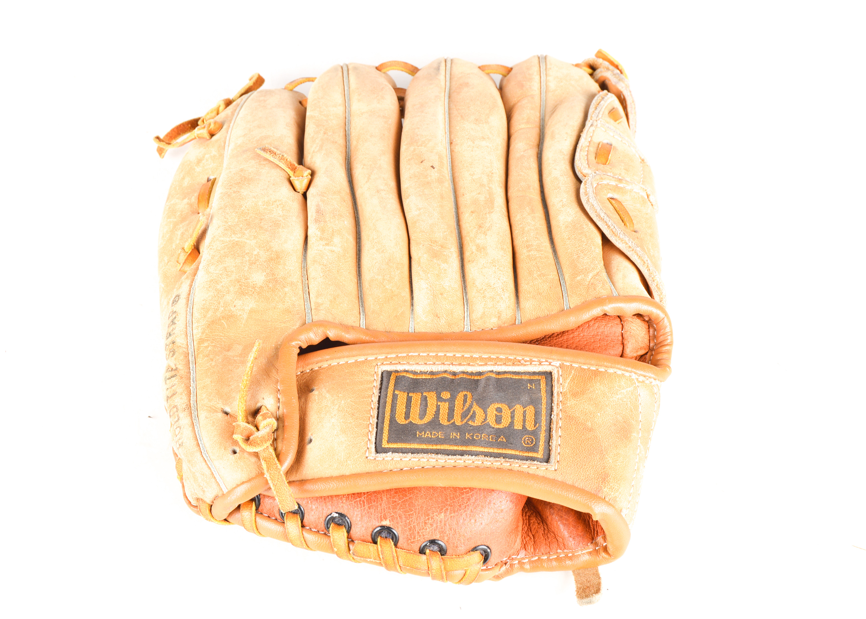 Trio of Vintage Leather Baseball Gloves