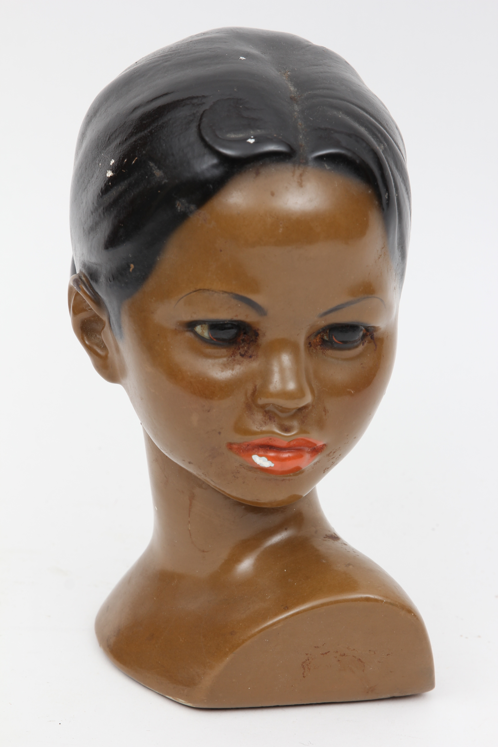 Vintage Chalkware Busts by Marwal Ind. Inc.