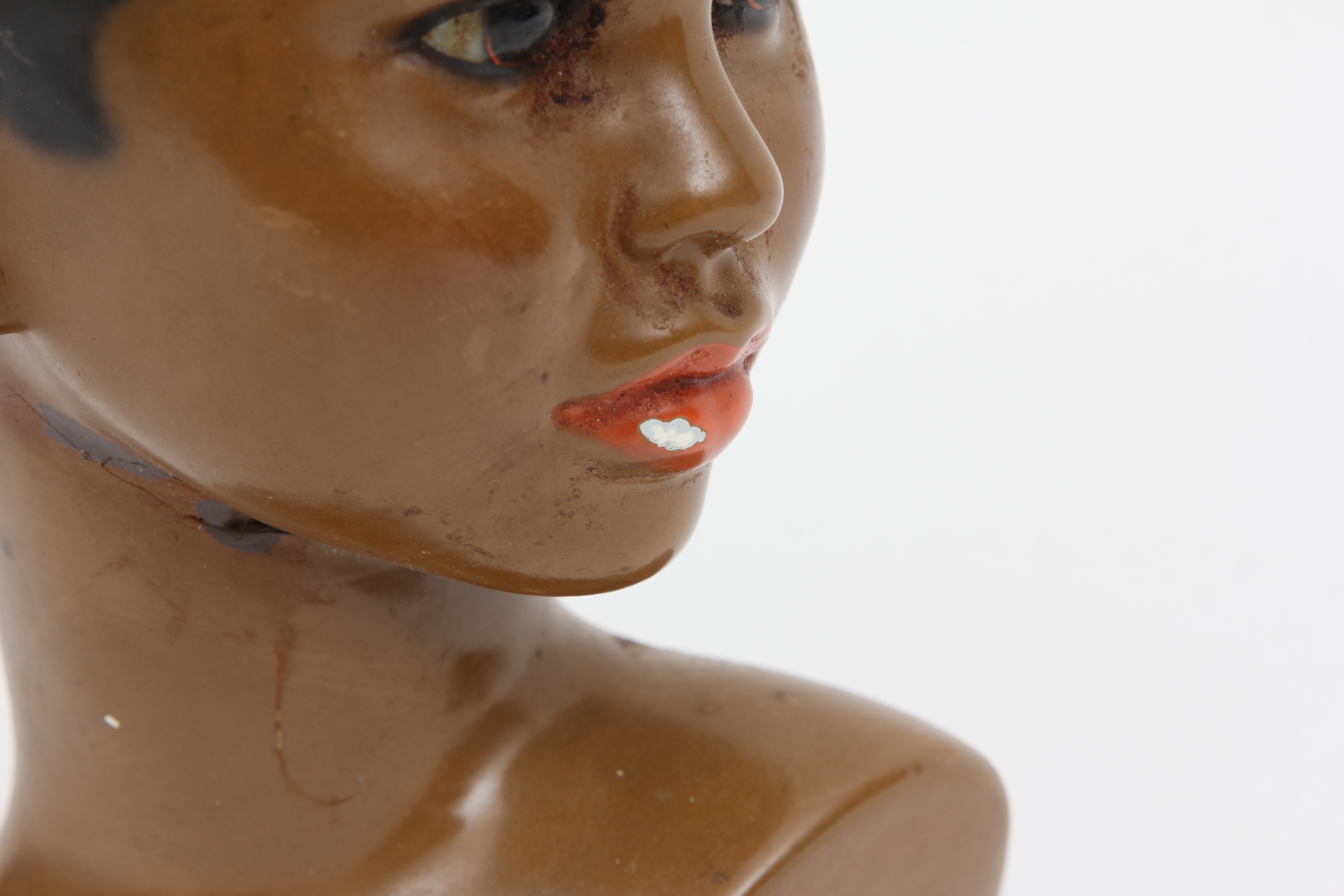 Vintage Chalkware Busts by Marwal Ind. Inc.