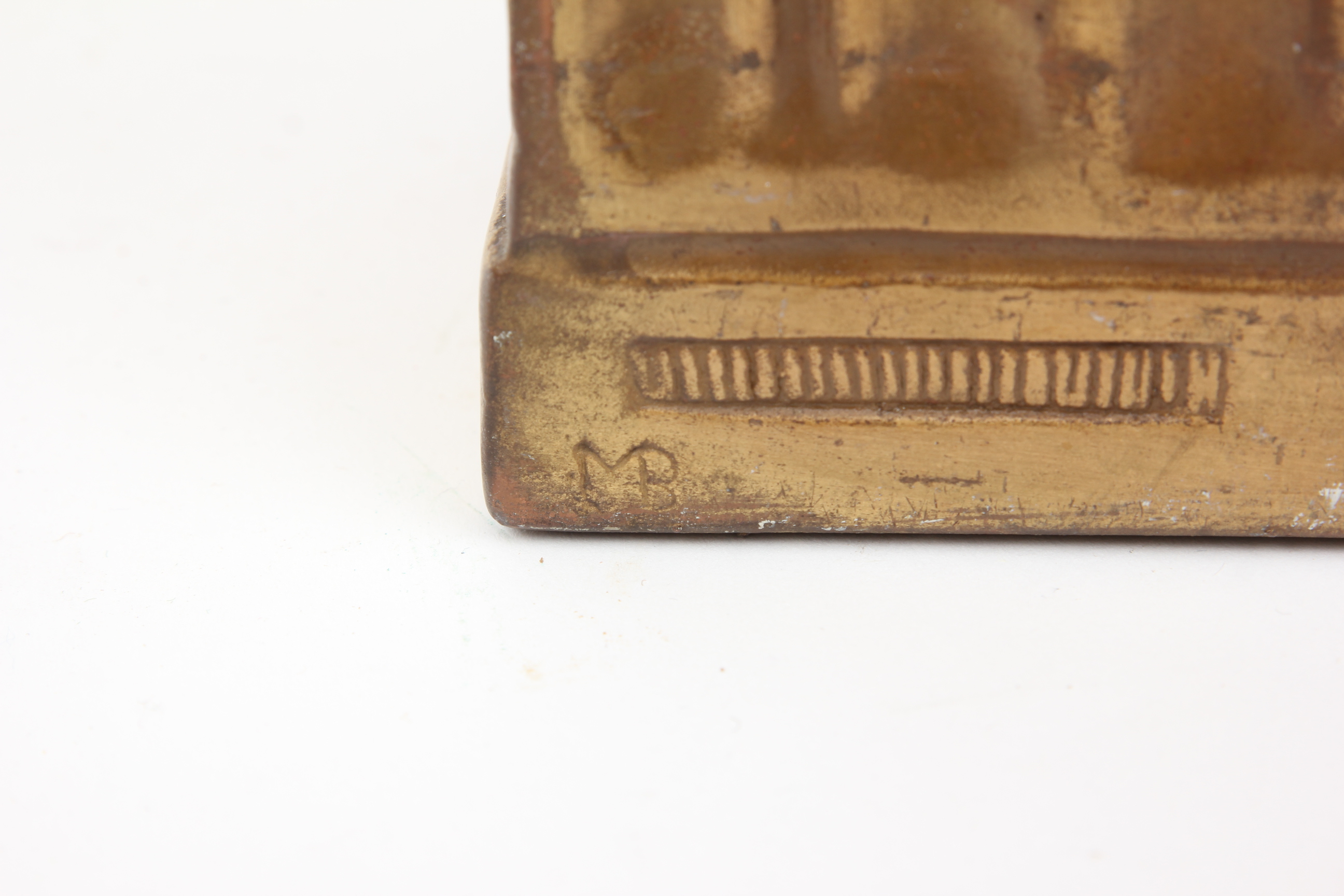 "Marion Bronze" Bronze Clad Bookend