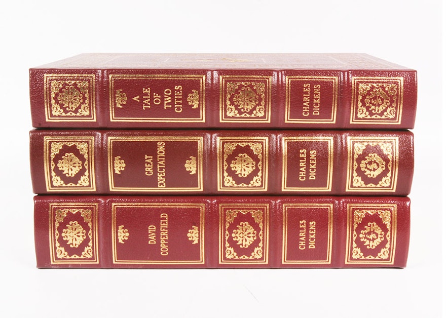 The Easton Press Collection of Leather Bound Classic Charles Dickens Novels