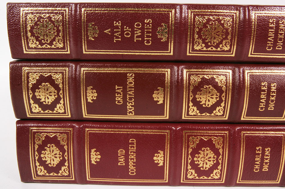 The Easton Press Collection of Leather Bound Classic Charles Dickens Novels