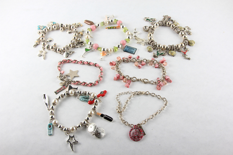 Feminine Charm Bracelets Collection
