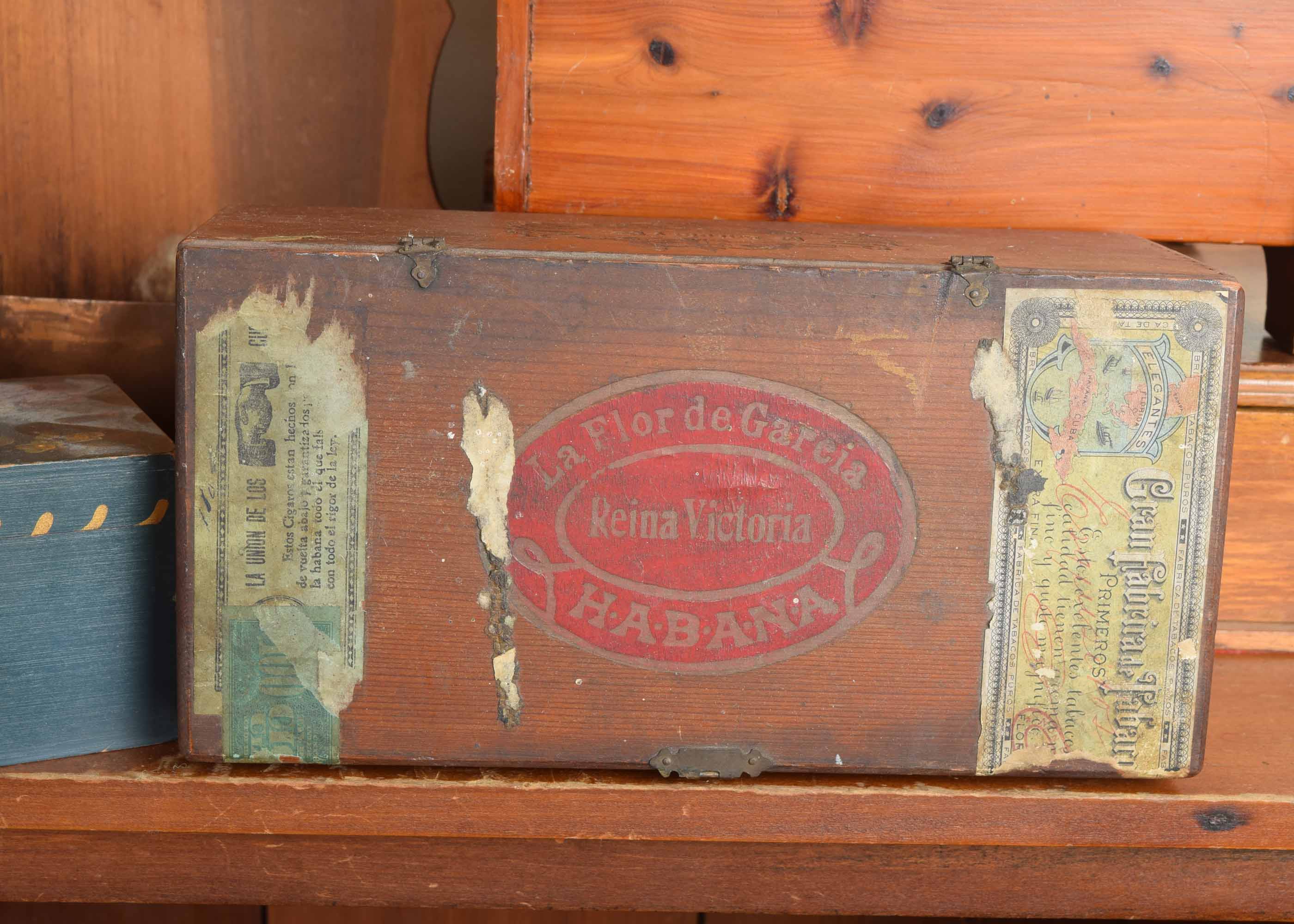 Small Vintage Wooden Storage Items