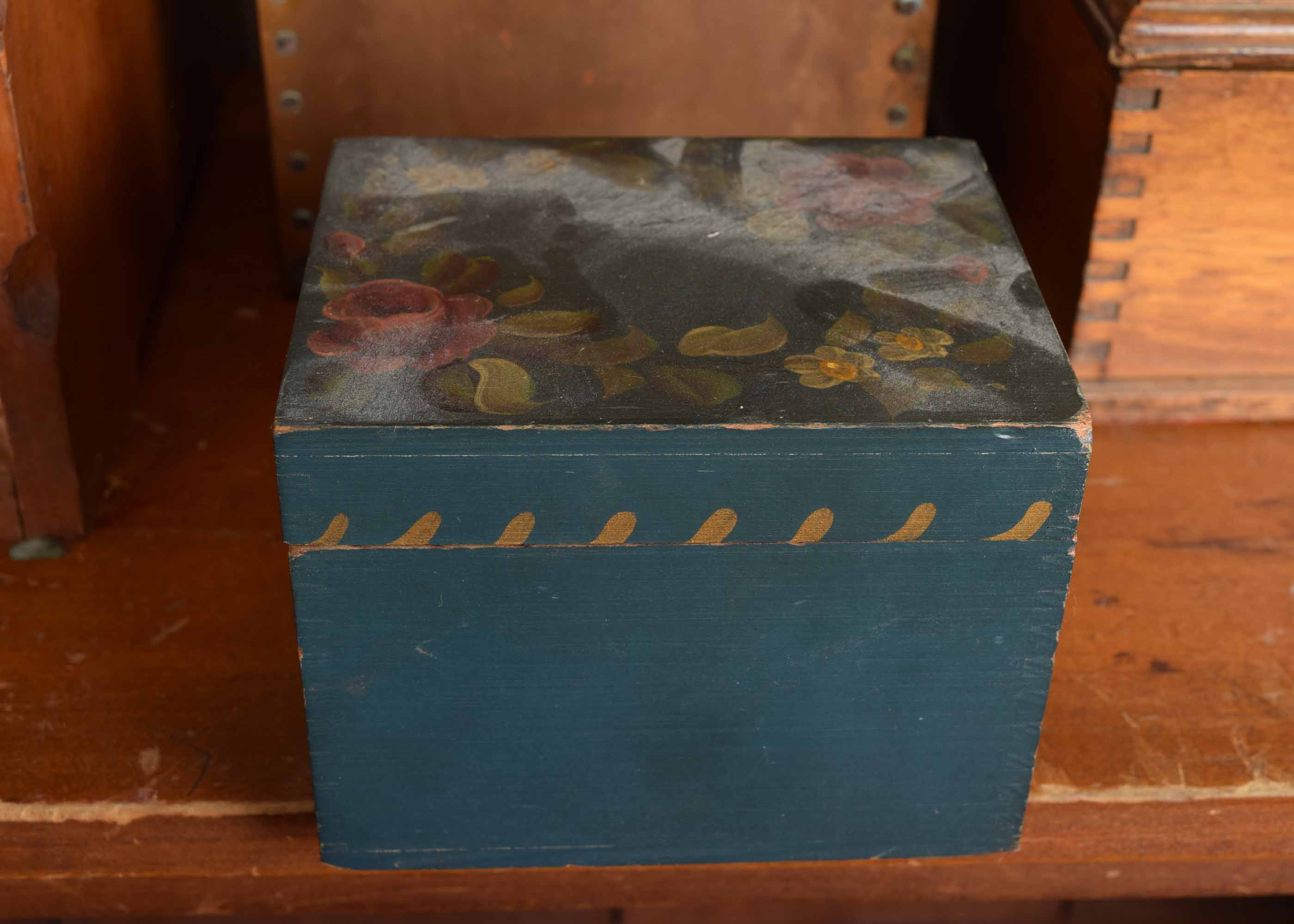 Small Vintage Wooden Storage Items