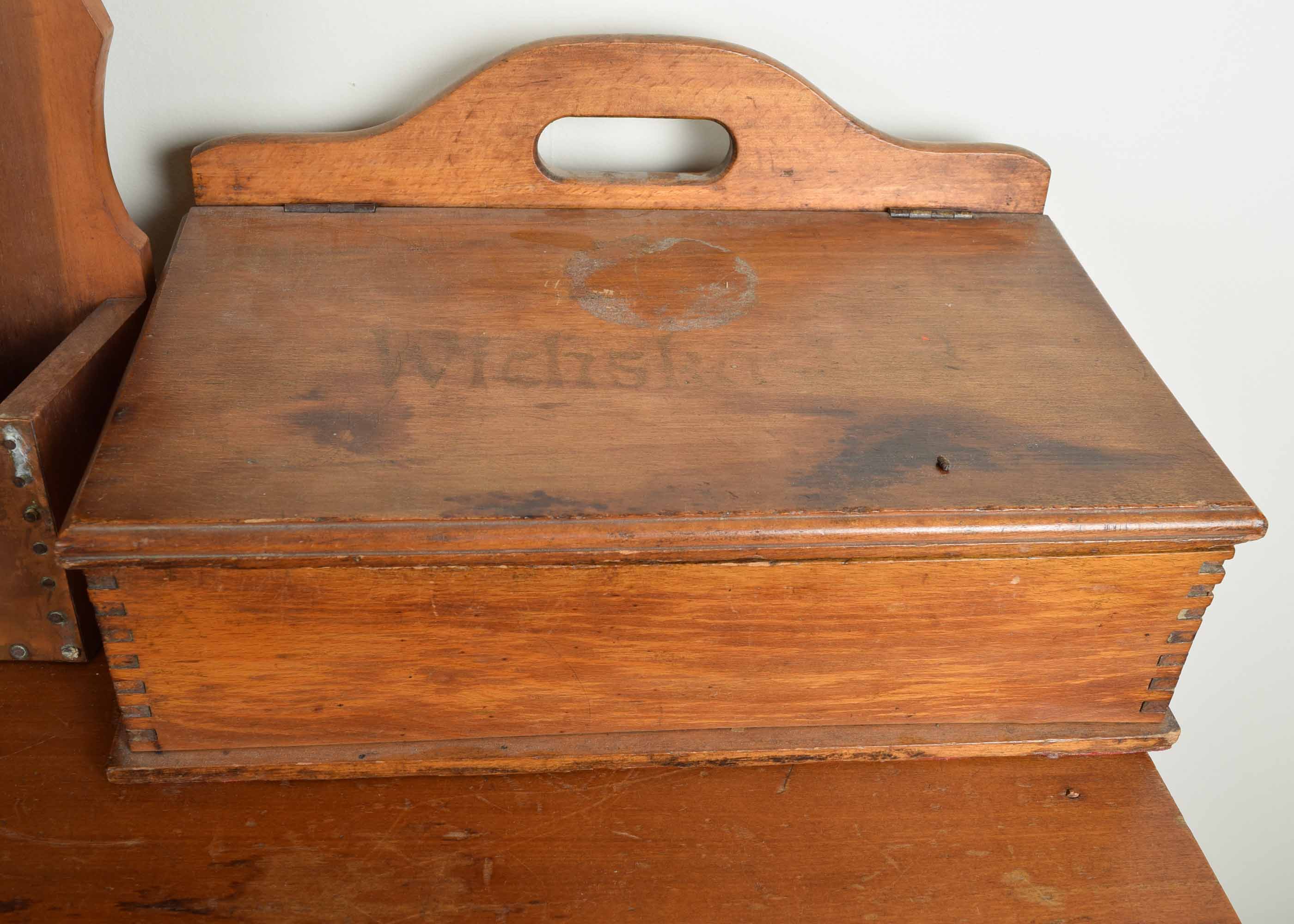 Small Vintage Wooden Storage Items