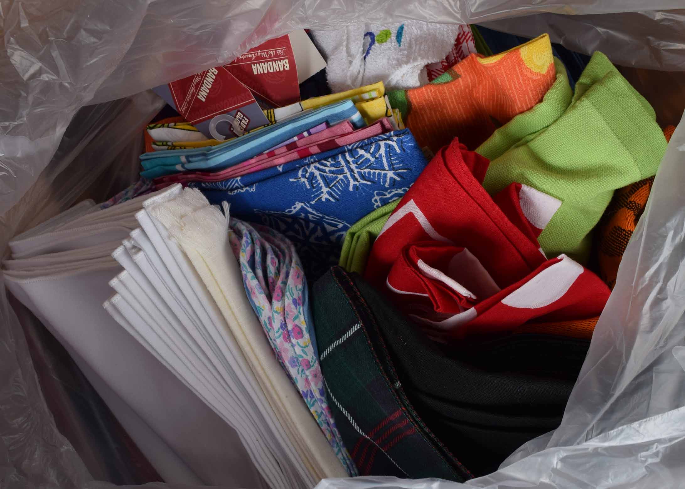 Wicker Trunk of Table Linens