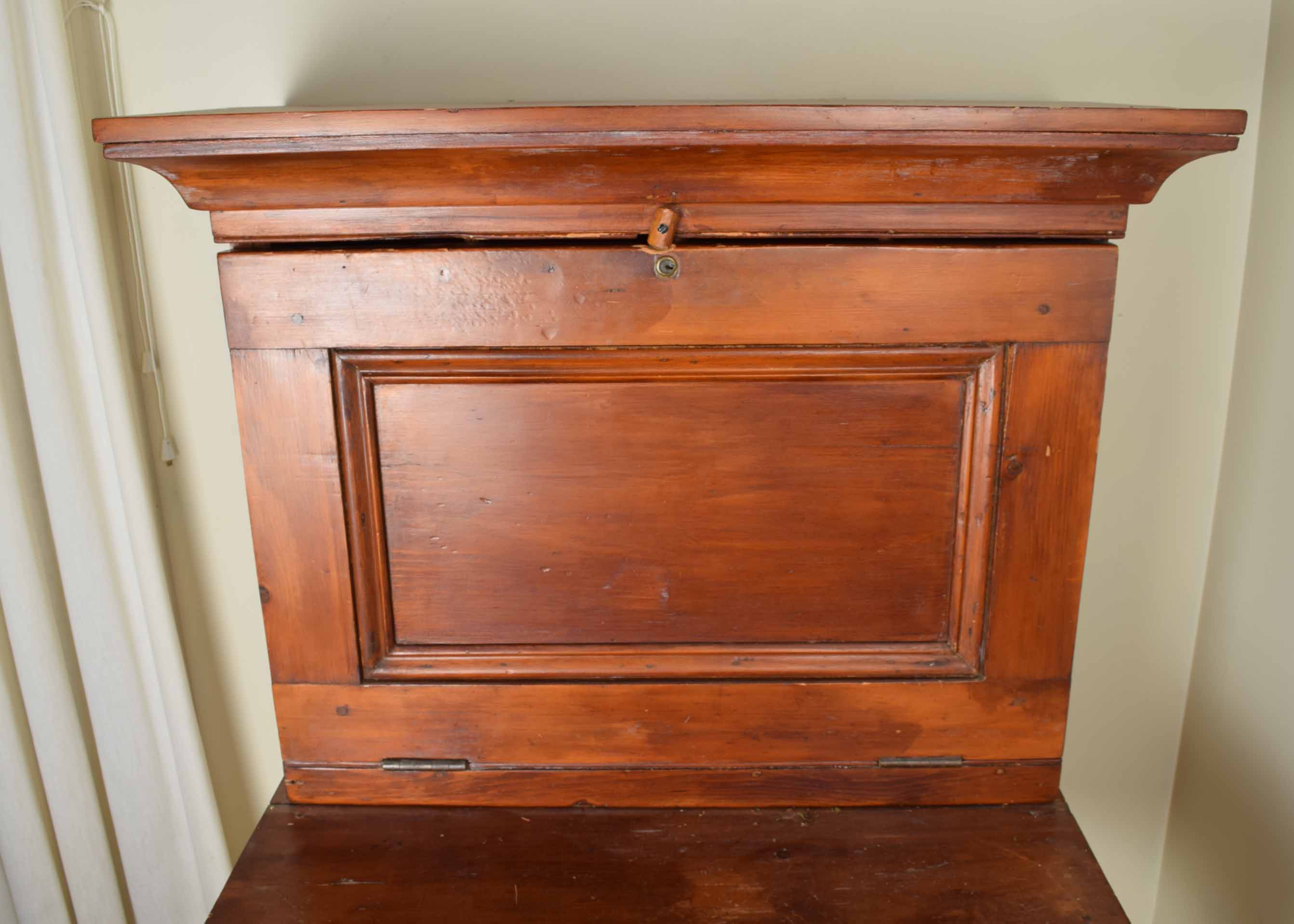 Antique Primitive Cherry Plantation Desk