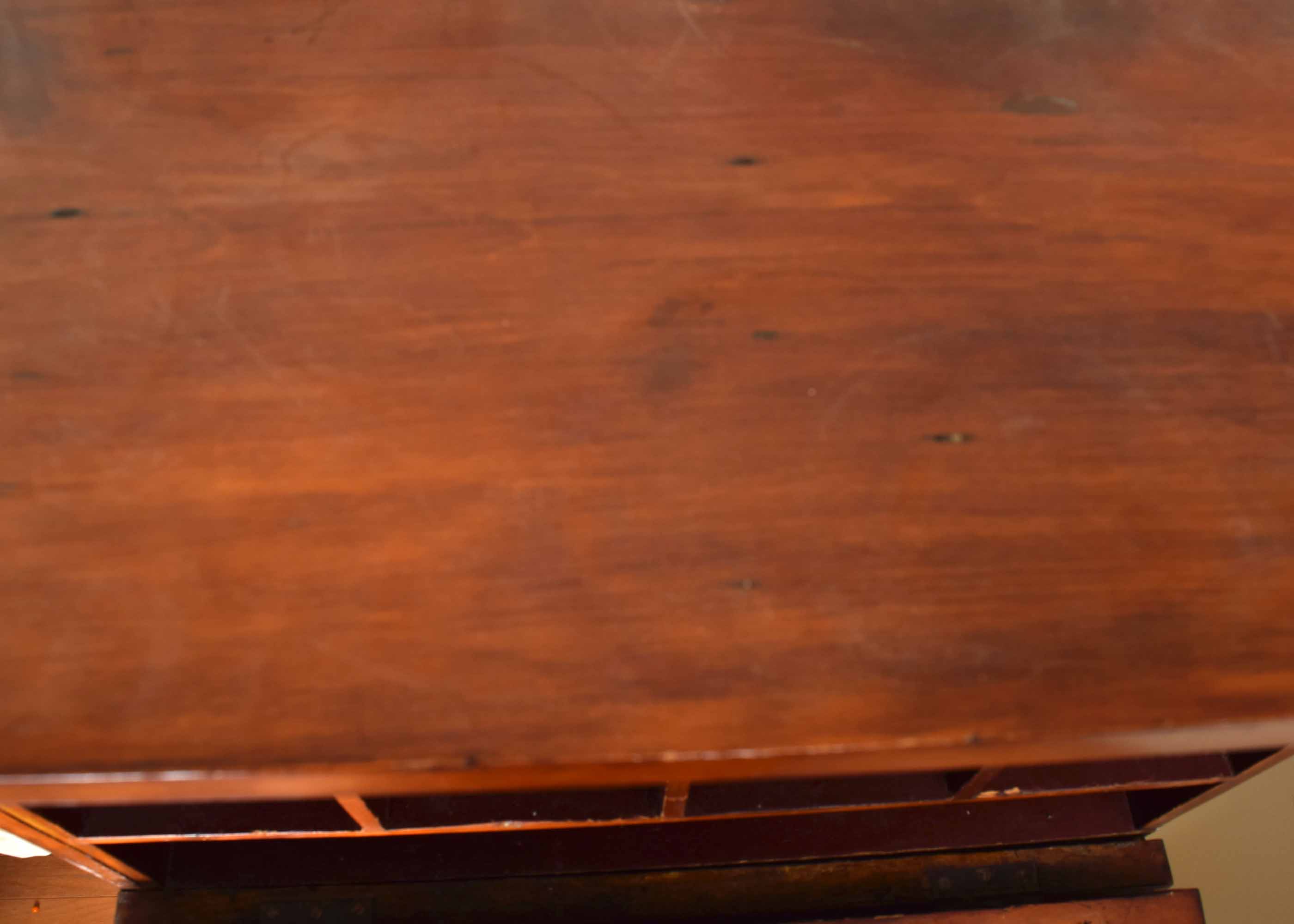 Antique Primitive Cherry Plantation Desk