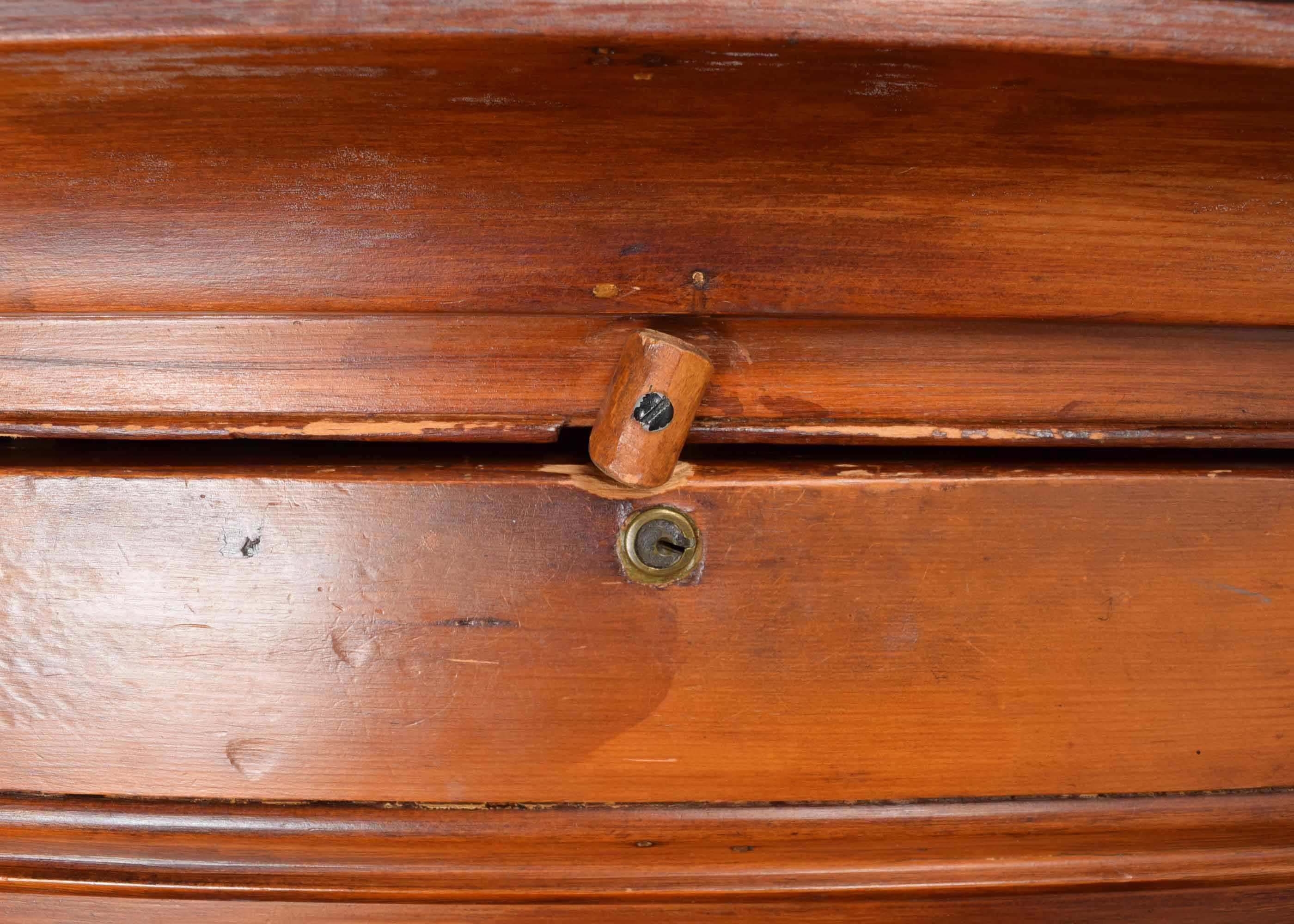 Antique Primitive Cherry Plantation Desk