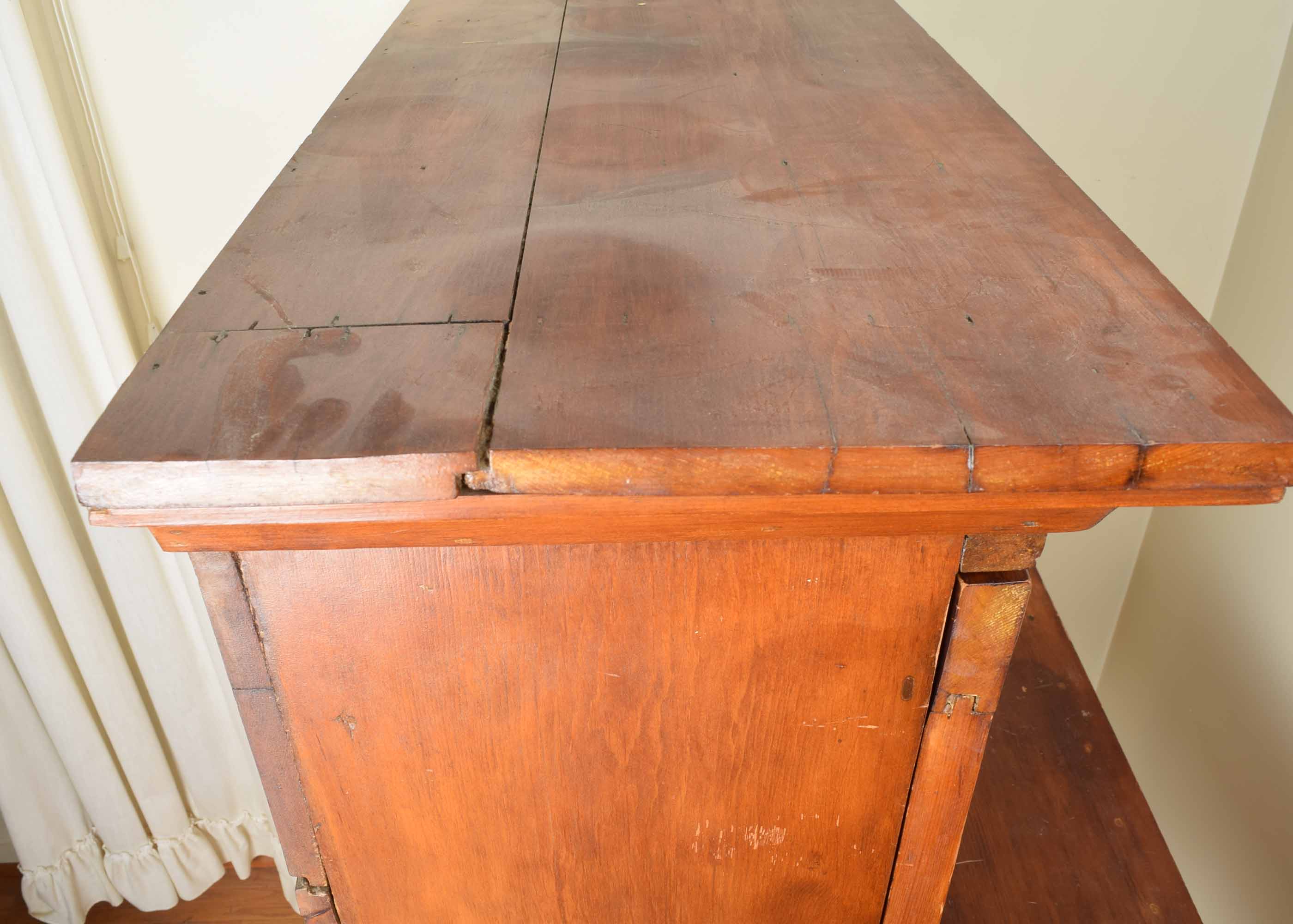 Antique Primitive Cherry Plantation Desk