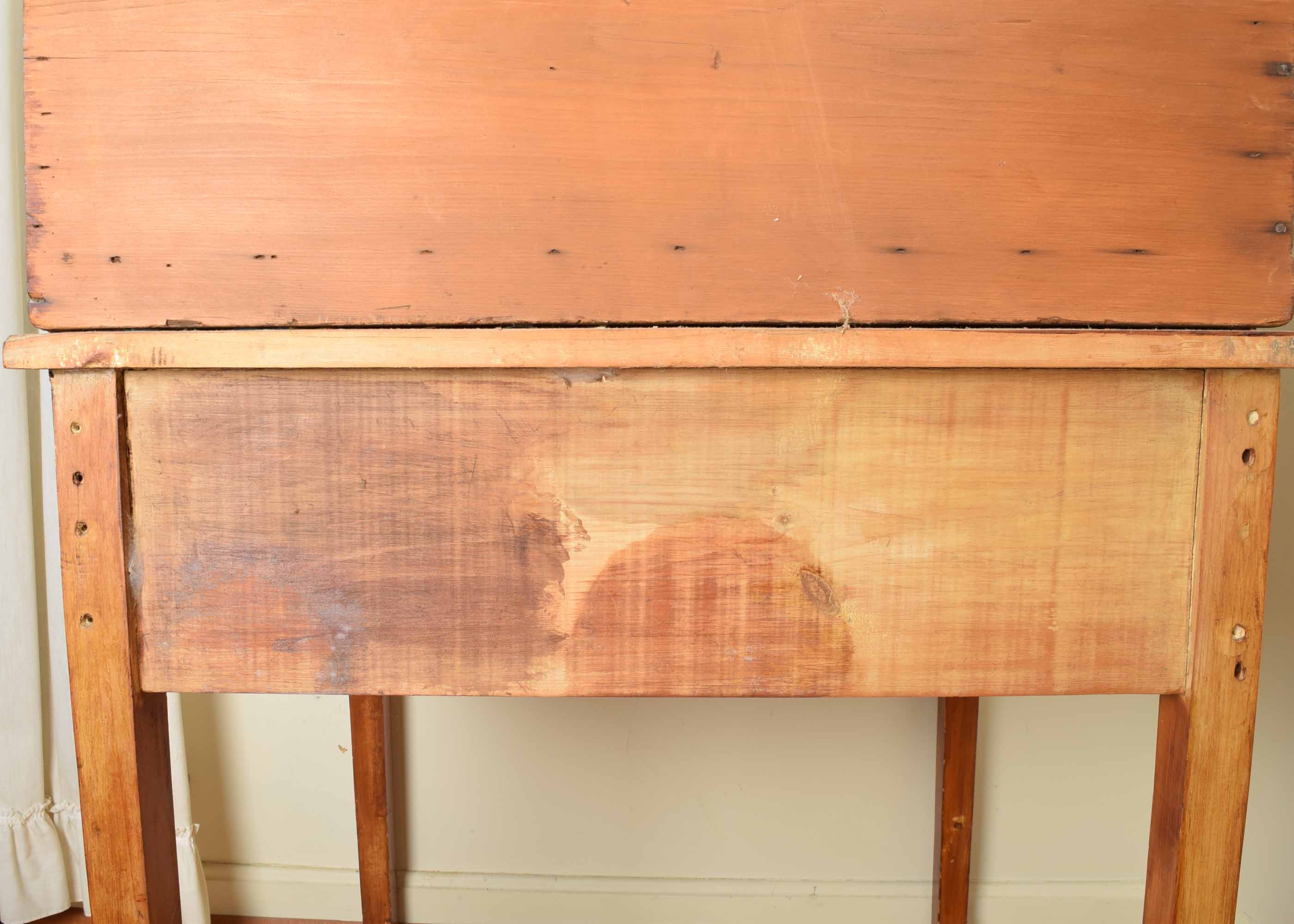 Antique Primitive Cherry Plantation Desk