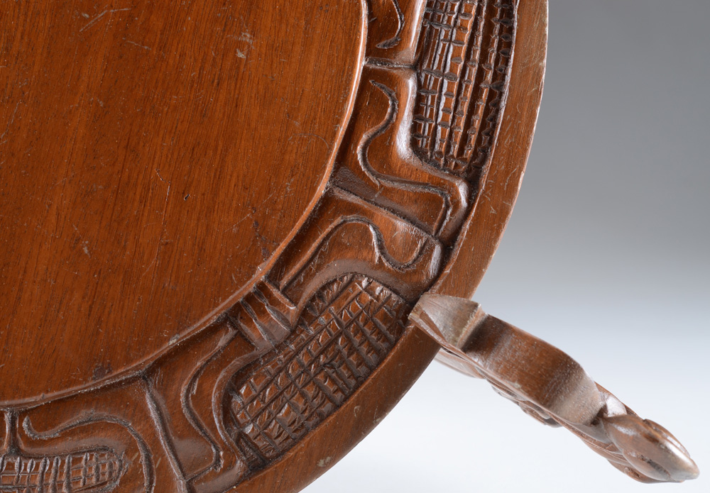 Hand-Carved Honduran Maya Style Folding Accents Table
