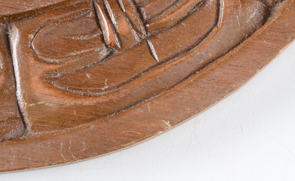 Hand-Carved Honduran Maya Style Folding Accents Table