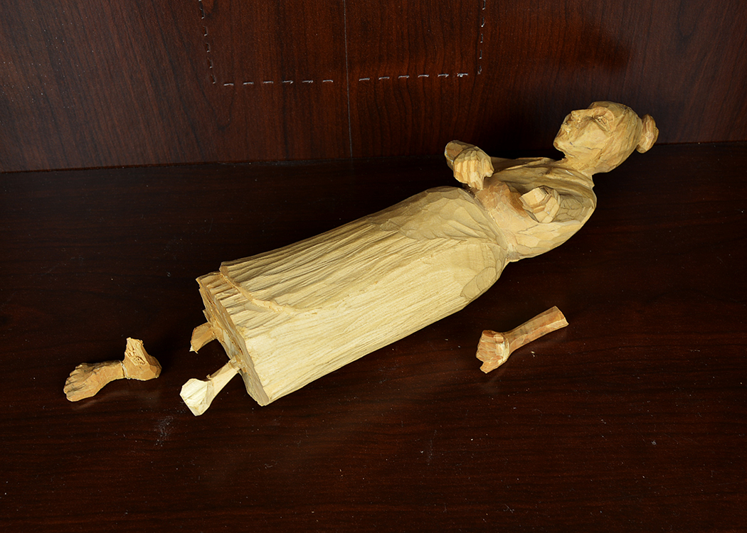 Hand Whittled Wooden Figurines