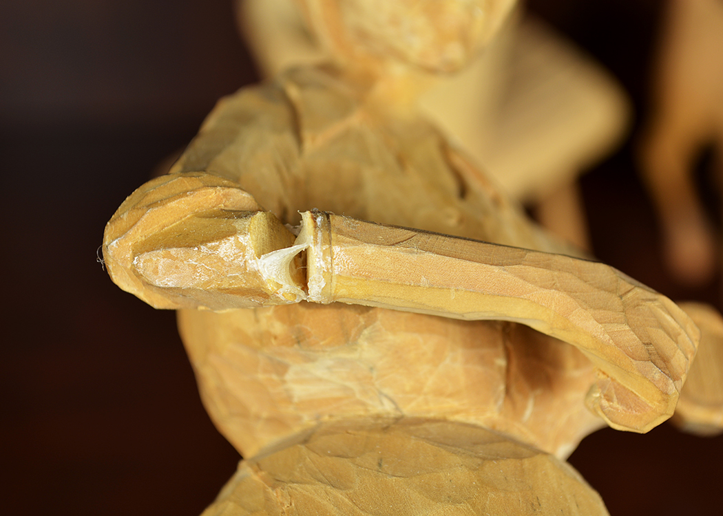 Hand Whittled Wooden Figurines