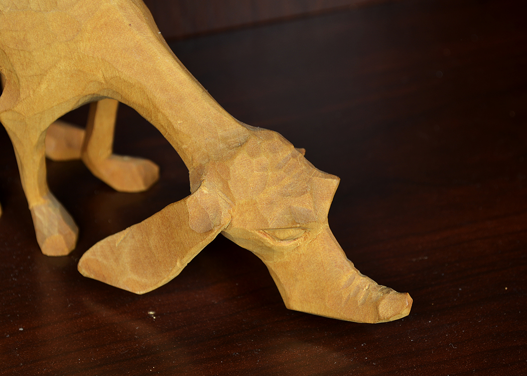 Hand Whittled Wooden Figurines