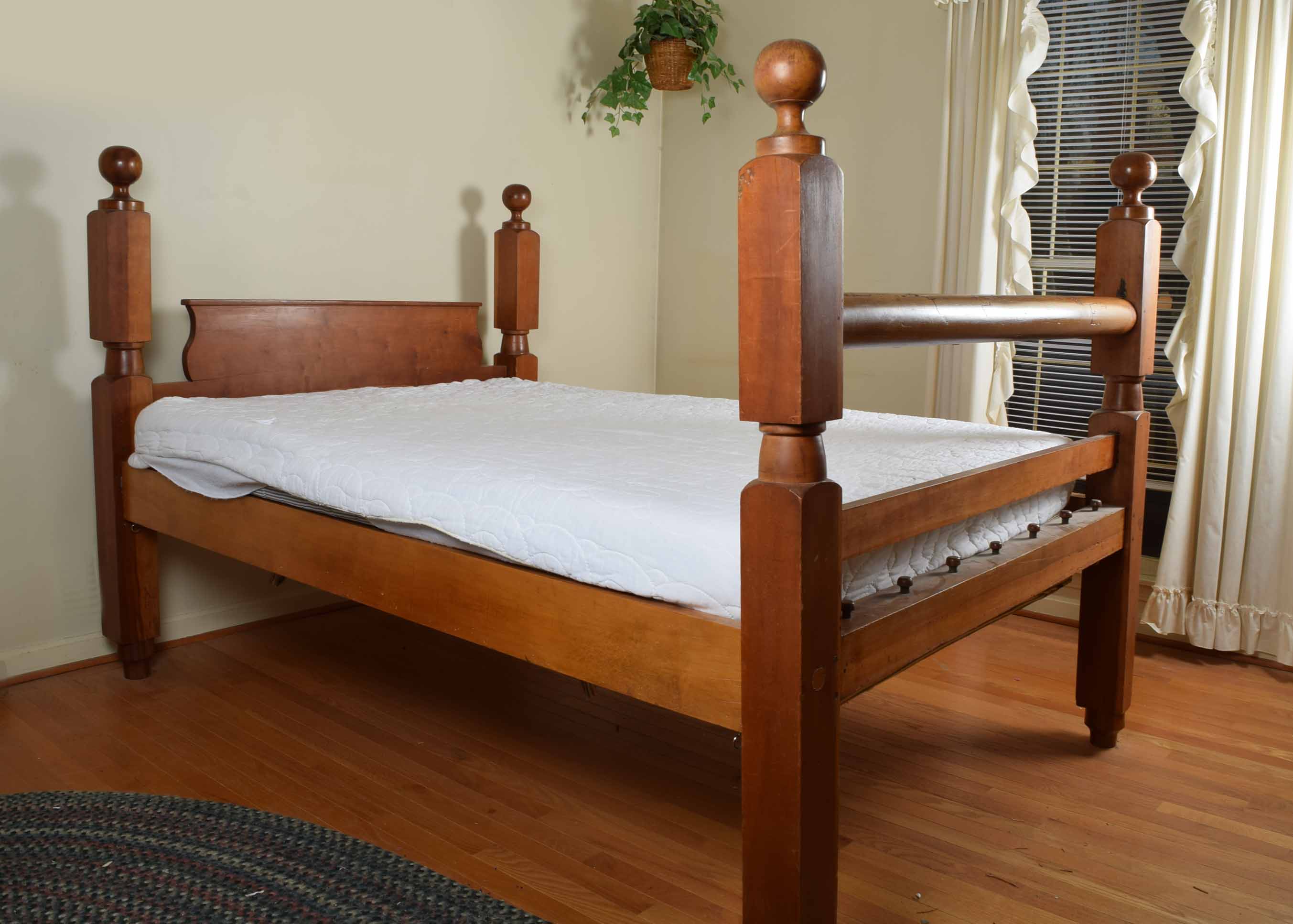 Cherry Cannonball Full Size Four Poster Bed