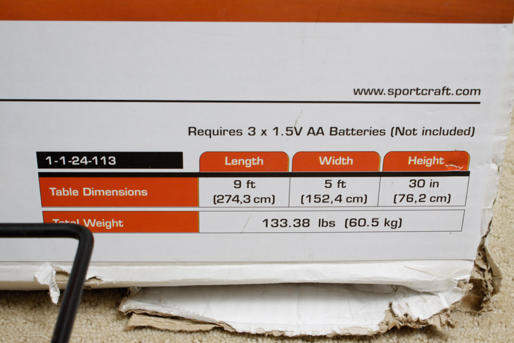 Sportcraft Ping Pong Table