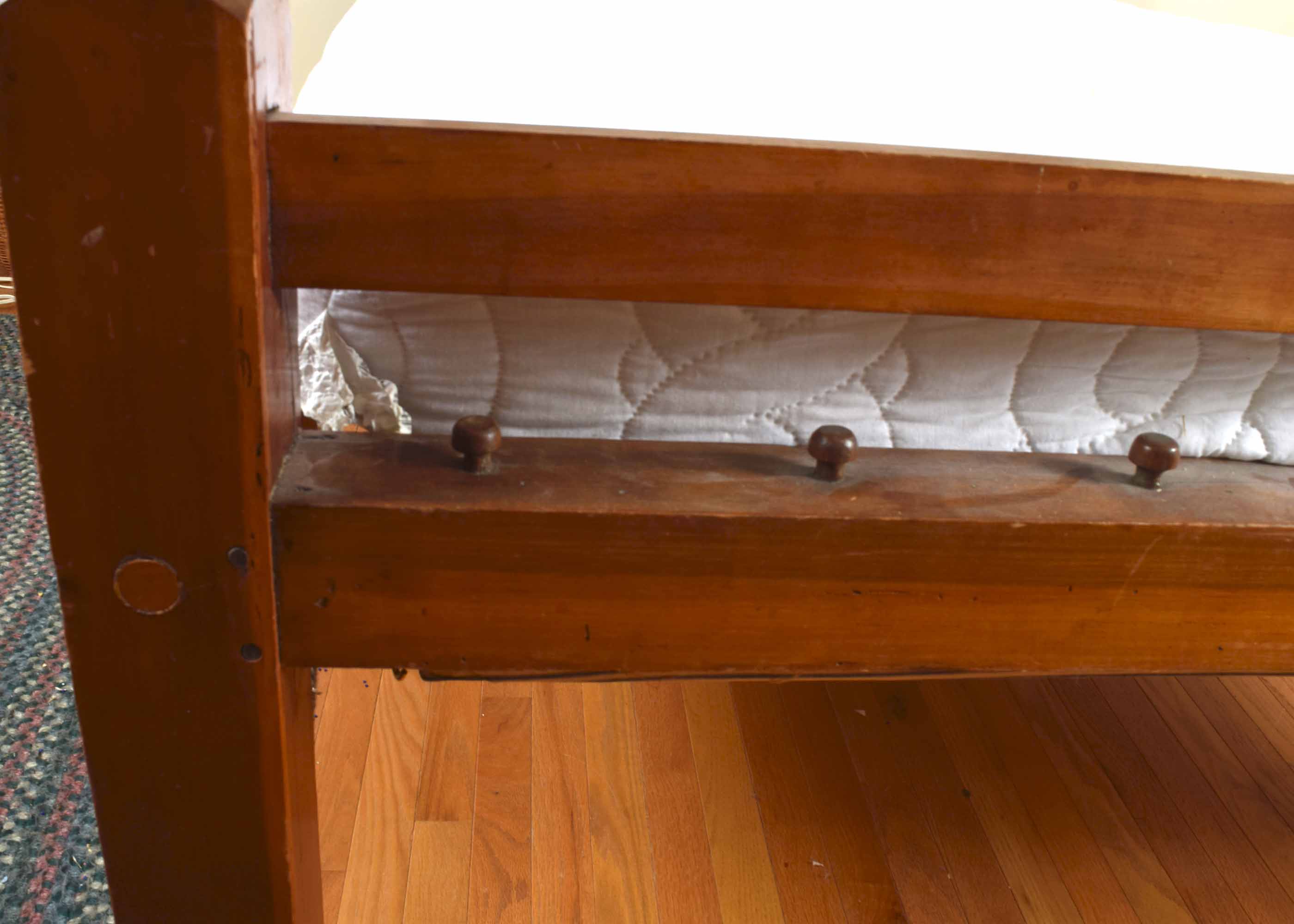 Cherry Cannonball Full Size Four Poster Bed