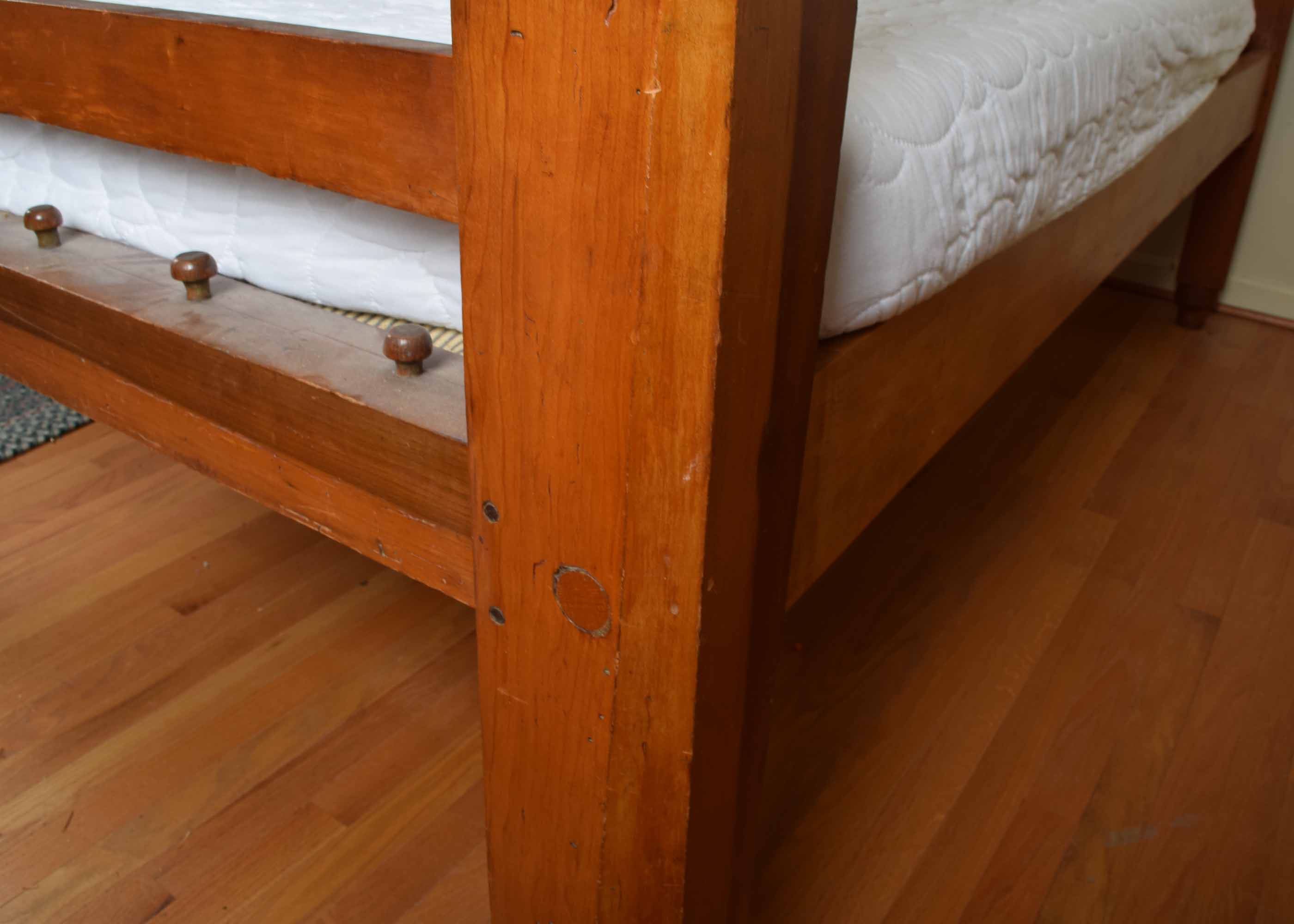 Cherry Cannonball Full Size Four Poster Bed