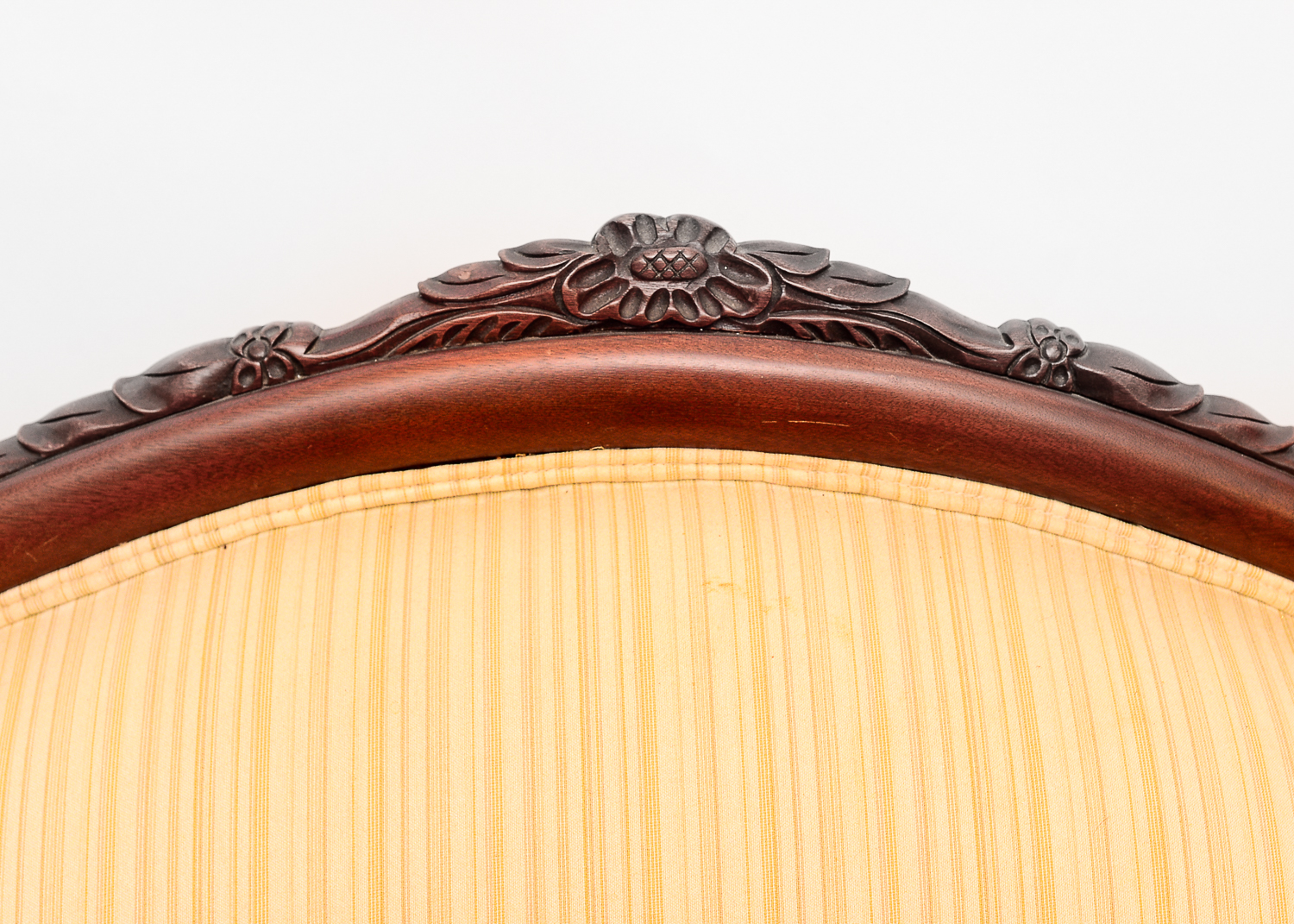 Duncan Phyfe Style Gooseneck Sofa