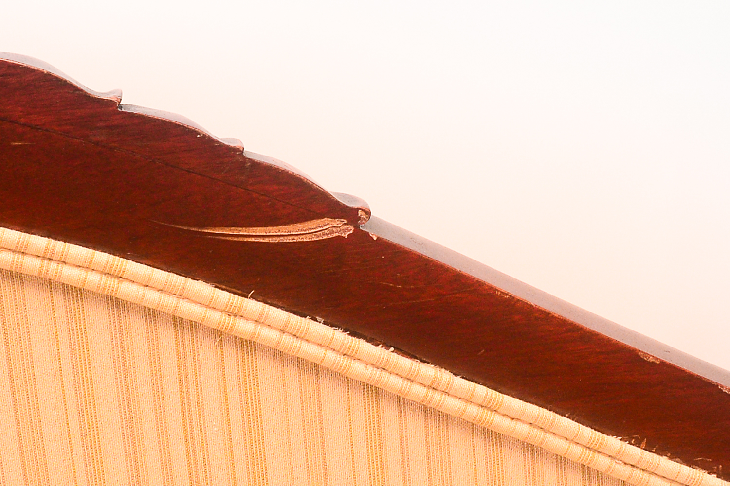 Duncan Phyfe Style Gooseneck Sofa