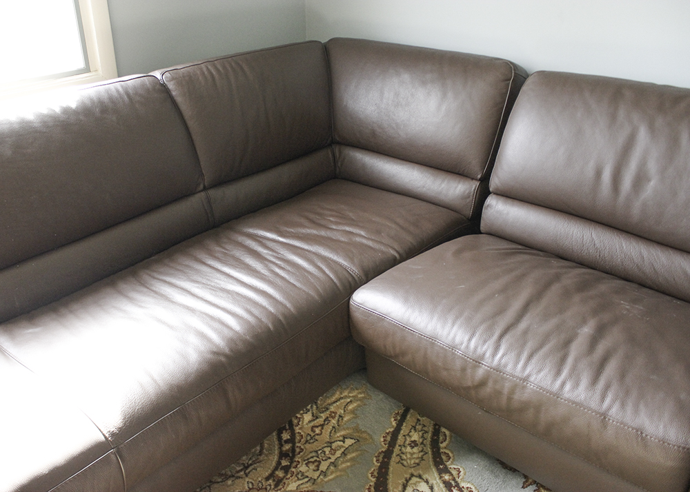 Italsofa Leather Sectional Sleeper Sofa
