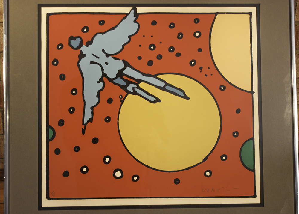 Signed Peter Max "Baloo Baba" Serigraph
