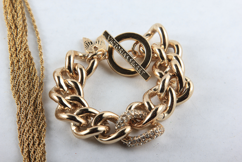 Collection of Gold-Toned Costume Jewelry