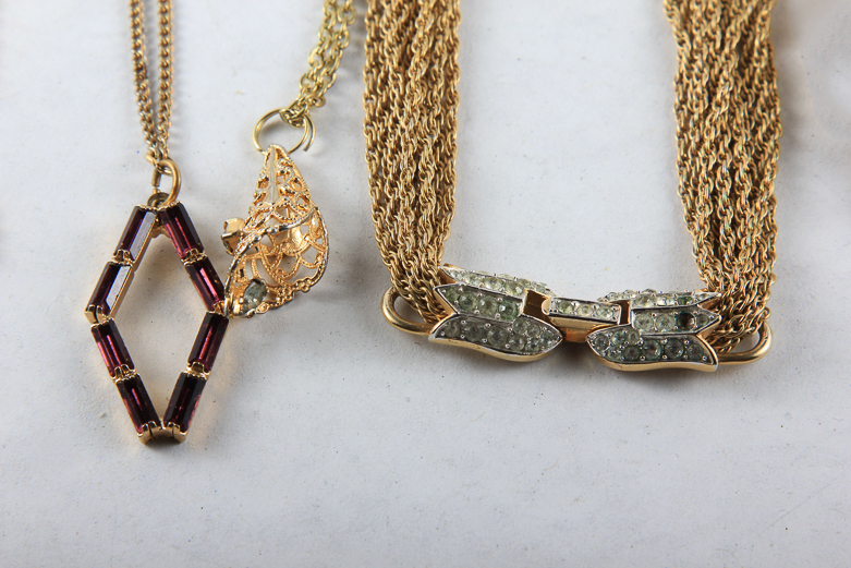 Collection of Gold-Toned Costume Jewelry