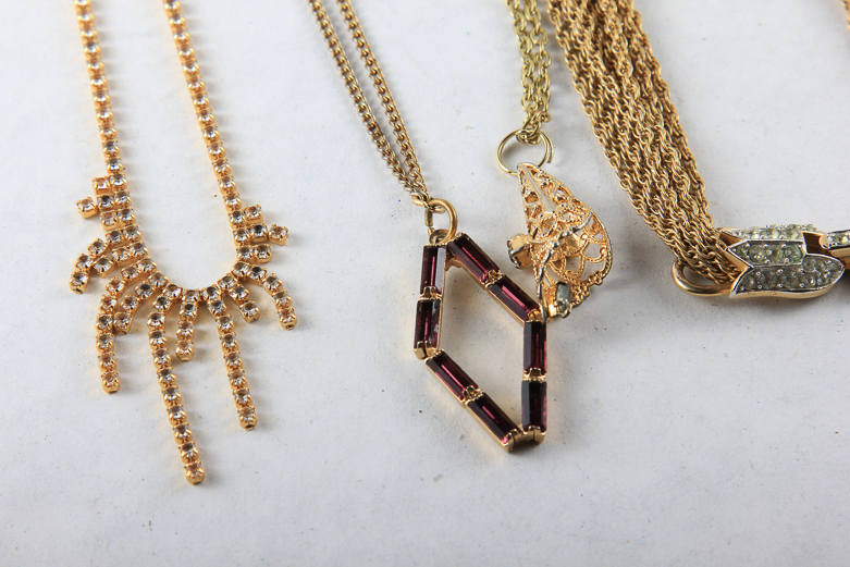 Collection of Gold-Toned Costume Jewelry