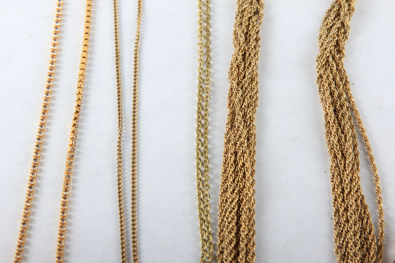 Collection of Gold-Toned Costume Jewelry