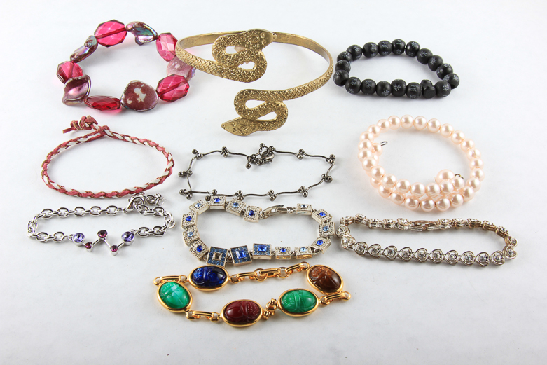 Collection of Costume Bracelets