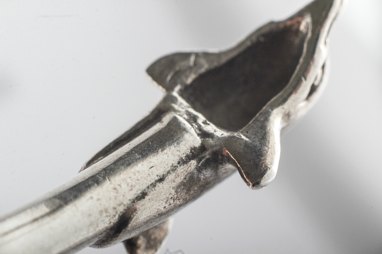 Sterling Silver Dolphin Cuff Bracelet