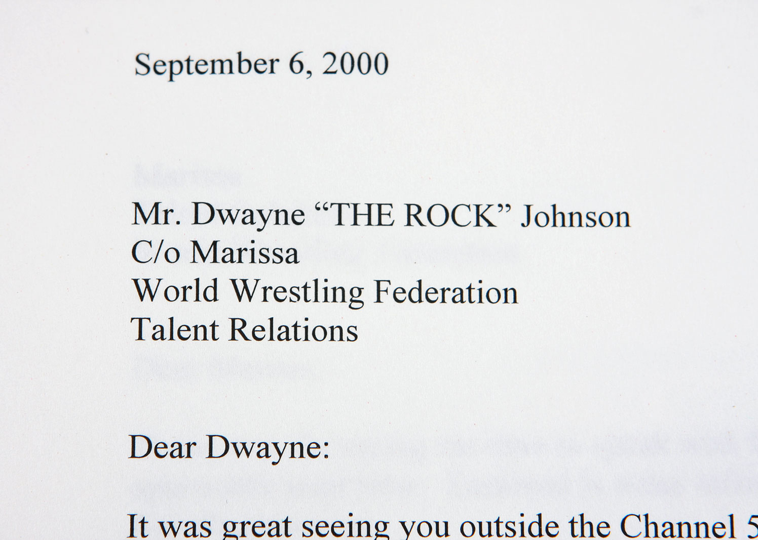 Ed McMahon's Correspondance Letters