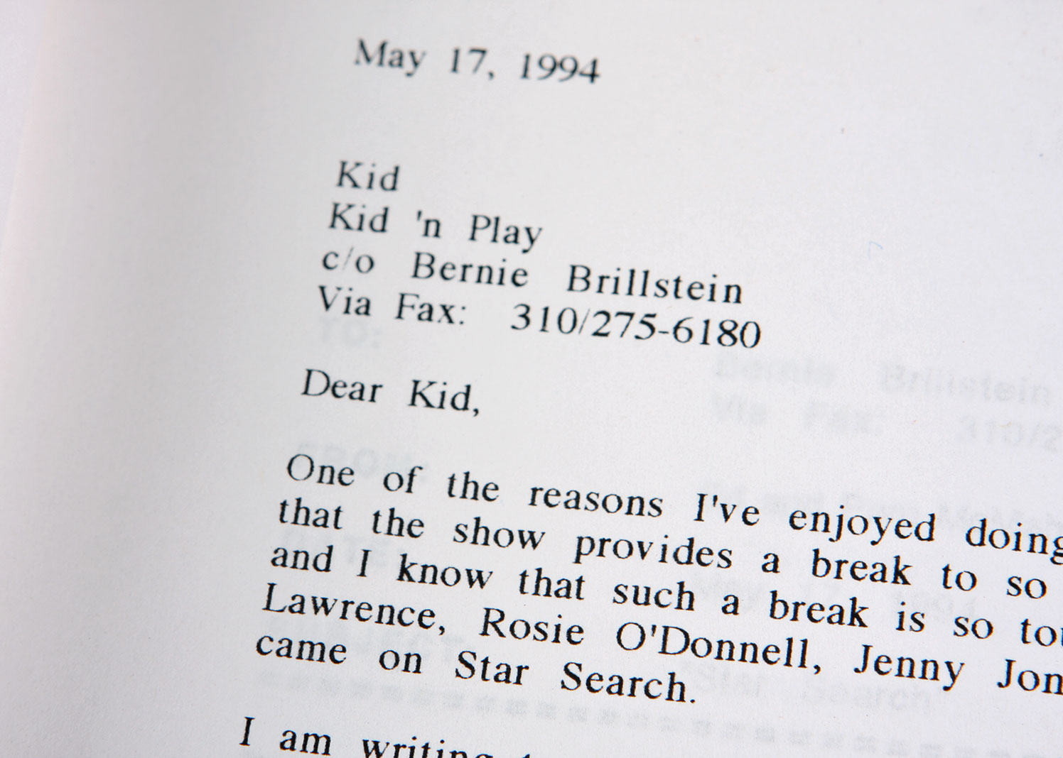 Ed McMahon's Correspondance Letters