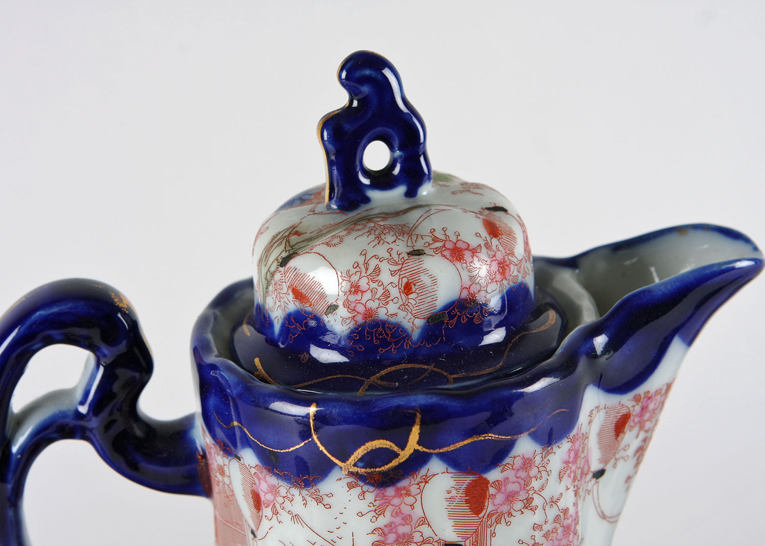 Hand Painted Japanese China Coffee Set