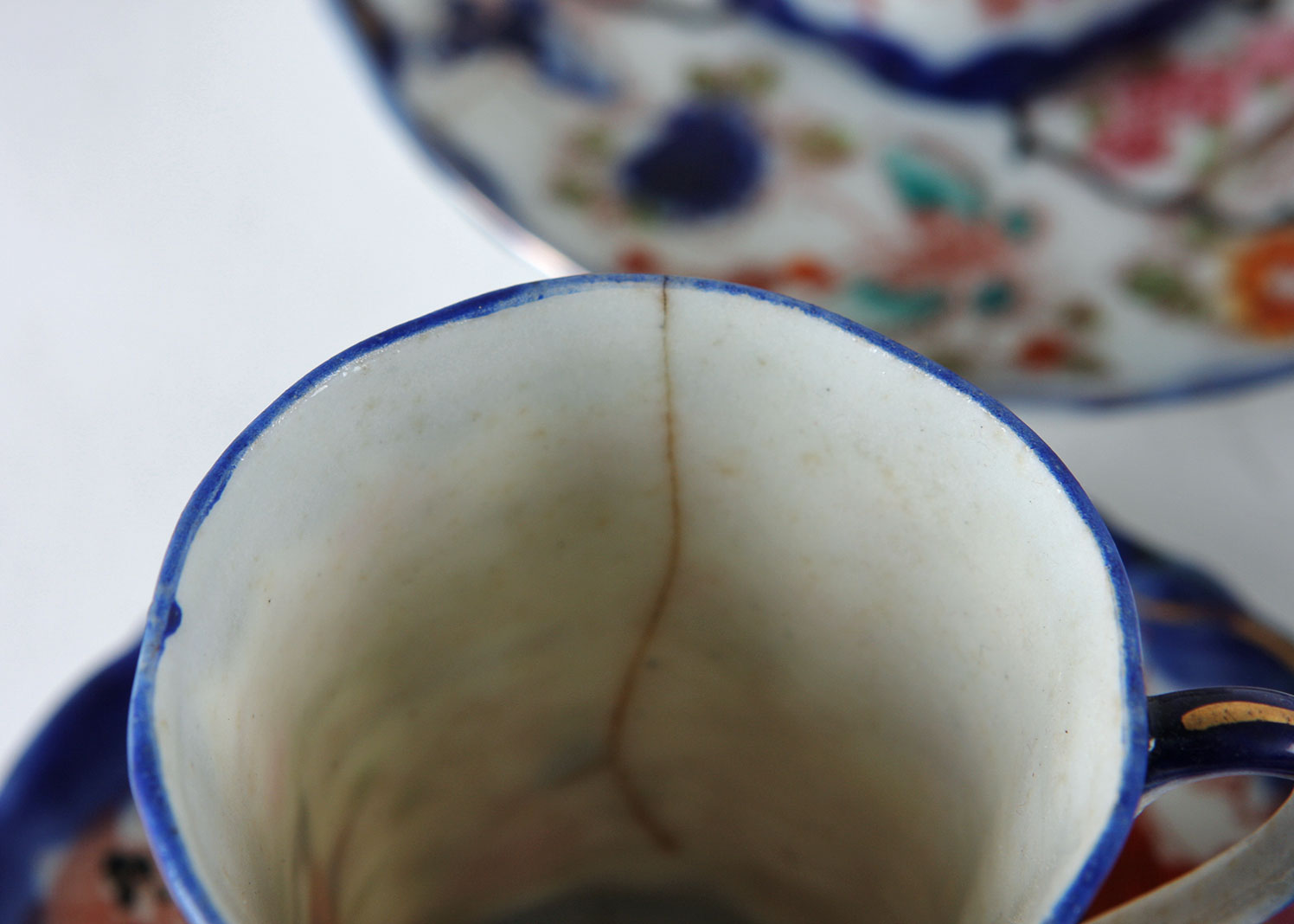 Hand Painted Japanese China Coffee Set