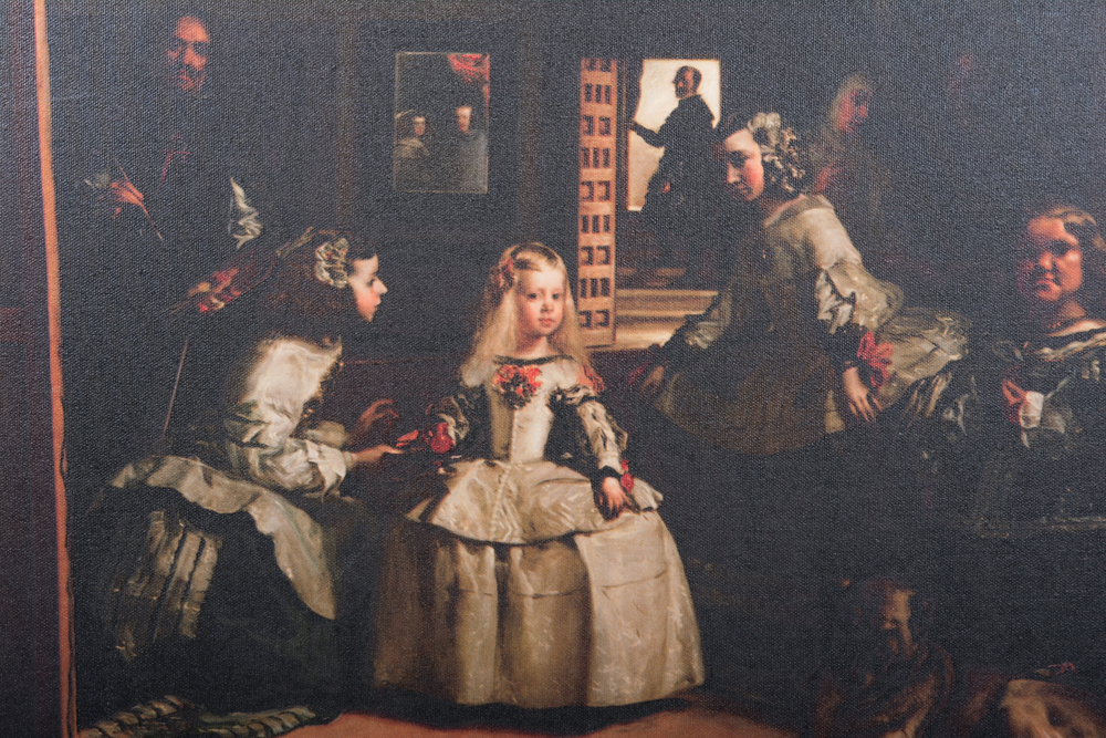 Reproduction Print on Canvas of Velazquez's Baroque "Las Meninas"