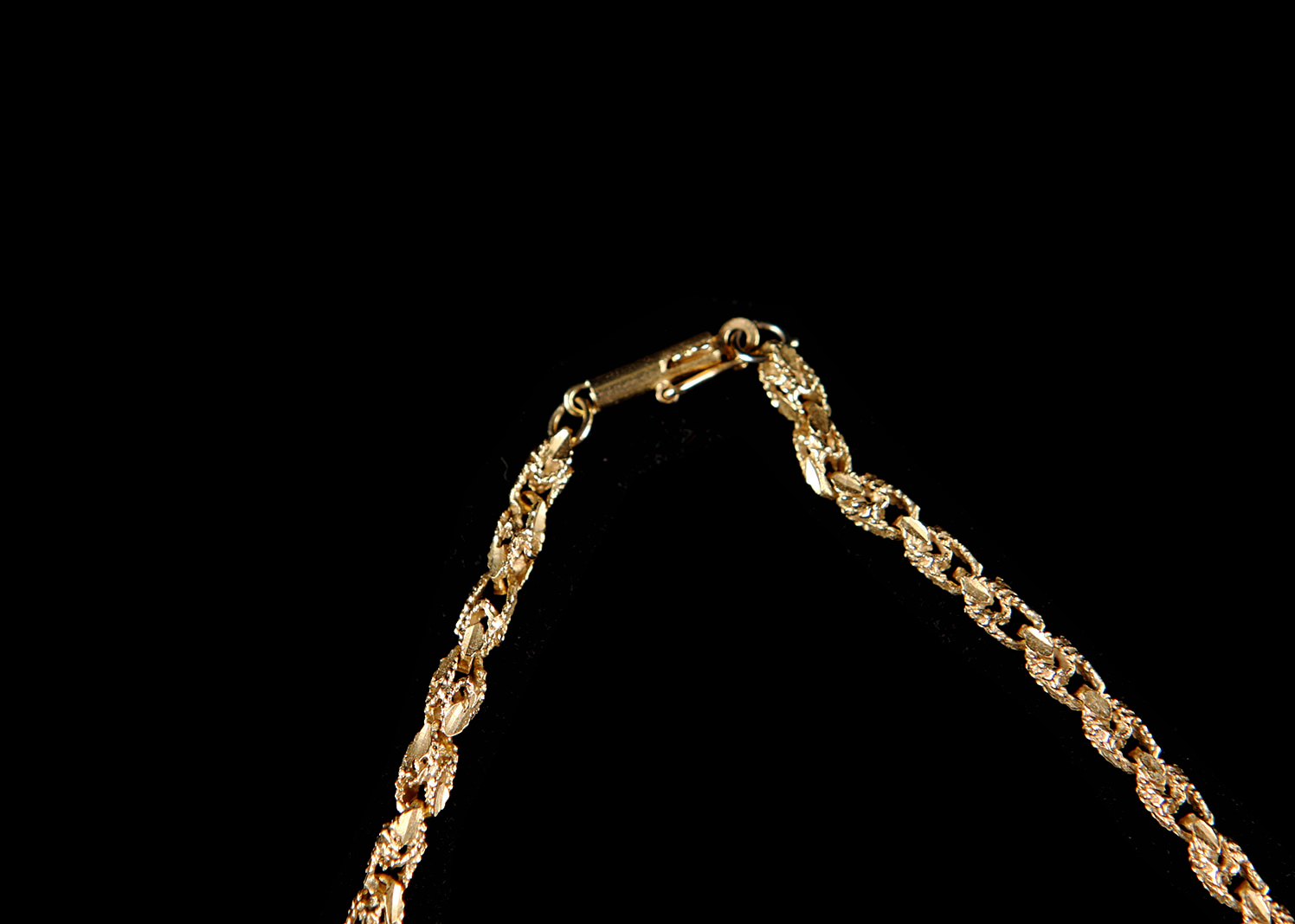 18 K Yellow Gold Turkish Rope 18" Chain Necklace